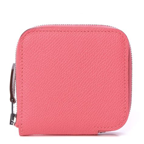 hermes silk'in change purse rose azalee|discontinued Hermes bag colors.